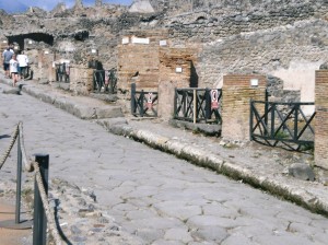 The silent streets of Pompeii